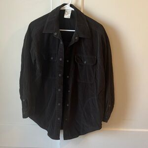 Aerie Black Pea Coat